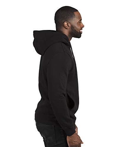 Threadfast Apparel Unisex Fleece Pullover Hooded Sweatshirt, Black, XX-Large3
