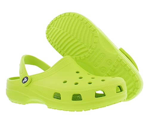 Crocs Classic Tamanco, Unissex Adultos, Verde (Lime Punch), 38