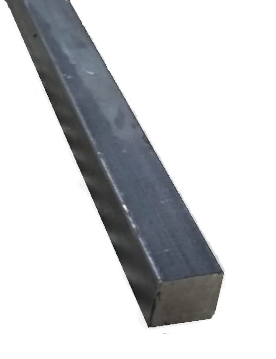 Barra quadrata PIENA IN FERRO S235JR,presenti varie misure (12x12x1000 mm)