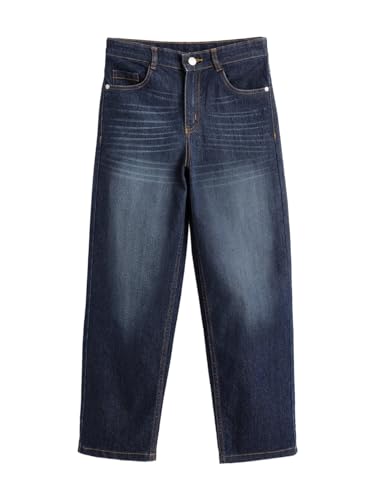 Image of Urbano Juniors Boy's Loose Baggy Fit Washed Denim Jeans Stretchable