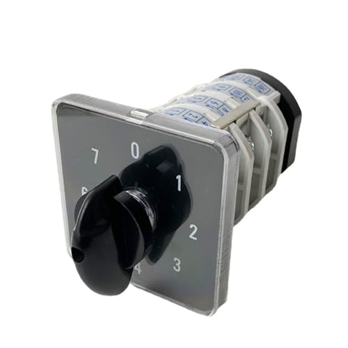 YMZ12-32/4 Came de commutation électrique 8 positions 0-7 32A pour circuit tripolaire