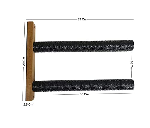 Rack Para 2 Pranchas de Surf - Horizontal - Madeira
