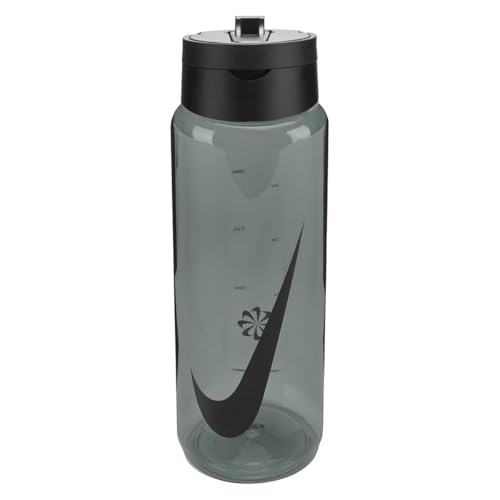 Nike Unisex TR RENEW RECHARGE STRAW BOTTLE 24 O Bottles, ANTHRACITE/BLACK/BLACK, 24