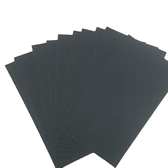 Pack of 40 3" X 5.5" Wet Dry Sandpaper Sanding Paper Abrasive Assorted Grits 600/1000/1500/2000 Grit Finishing, Auto Body, Sand Paper
