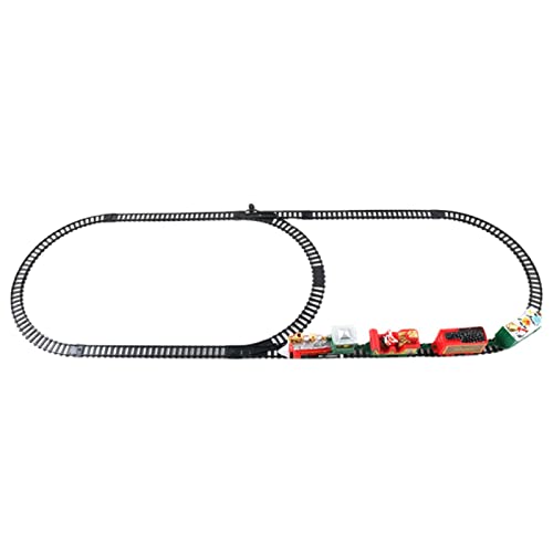 Trem Set Brinquedos Em Torno Da Árvore, Trem de Natal definido com posição da bateria, Trem elétrico