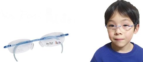 「エアロジ」オーダーふちなし眼鏡セット キッズタイプ