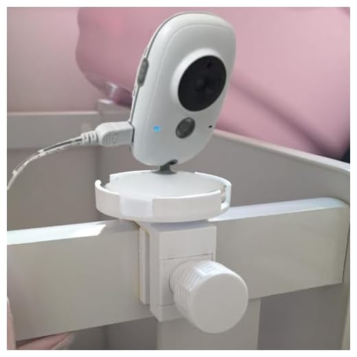 Suporte para babá eletrônica de berço - largura ajustável