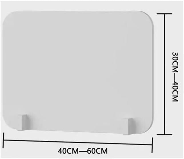 Divisor de privacidad para escritorio de oficina, paneles acústicos para reducción de ruido y control de distracción visual en espacios de trabajo y aulas (30 x 50 cm)
