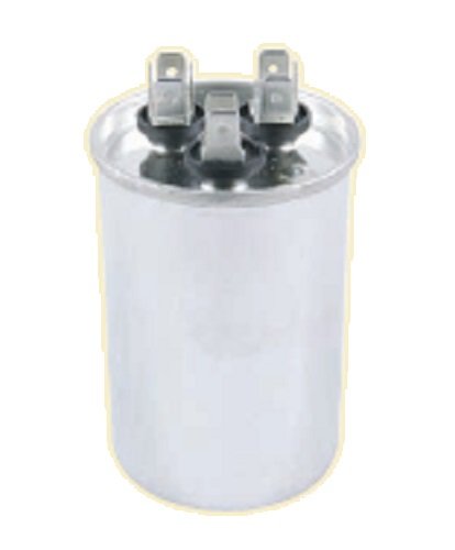 NTE Electronics MRRC440V7R5/25 Series Mrrc Dual Round Motor Run AC Electrolytic Capacitor, Round Aluminum Case, 7.5/25 Μf Capacitance, 5% Tolerance, 440V