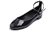 Feversole Women's Soft Breathable Mary Jane, Zapatos Planas Bailarinas con Correa de Punta Cerrada para Ballet Flat