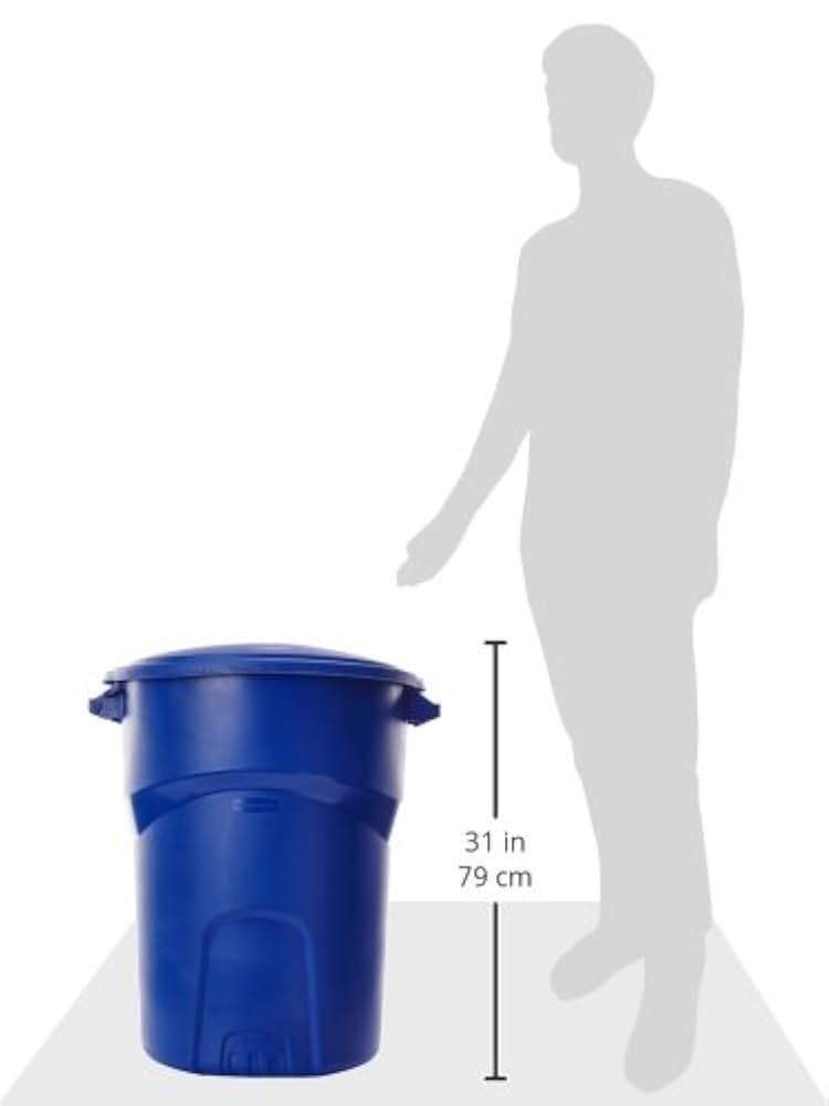 Amazon.co.jp: ラバーメイド(Rubbermaid) 屋外用 ゴミ箱 丸型