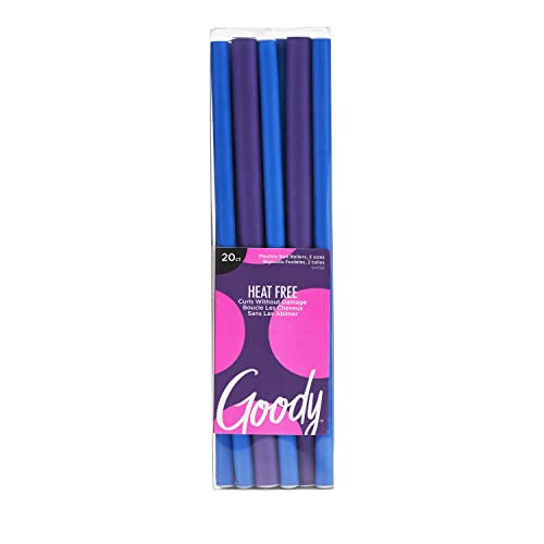 Rouleaux flexibles pour cheveux longs et courts bigoudis souples Goody assortis