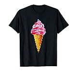 colourful ice cream pixel pop art street art by hadiedaaf T-Shirt