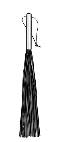 Fouet martinet cuir daim Kiotos, accessoire de flagellation et caresses