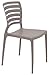 Produktbild Tramontina Stuhl Sofia, Kunststoff, Kunststoffstuhl, Polypropylen, Taupe, 515x 435x 825 mm