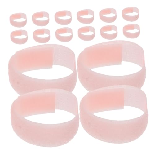 KESYOO 20pcs Pet Shoe Straps: Adjustable Nylon Polyester Design - Secure Non-Slip Fastening Grip for Dog Boots Hiking Gear or Winter Feet Protection