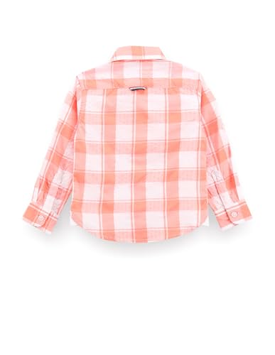 Image of U.S. Polo ASSN. Kids Check Shirt for Boys - Spread Collar Pattern, Full Button Placket, Full Sleeve Boys Shirt