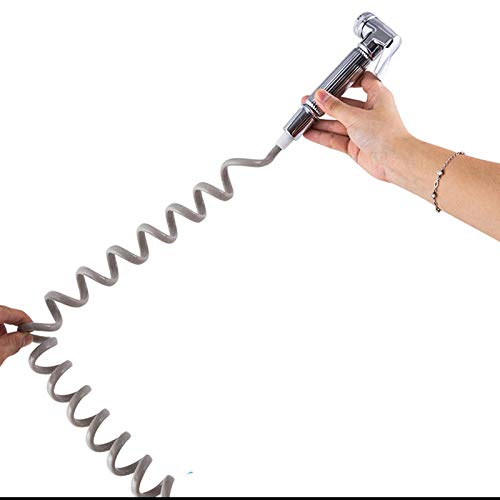 HBJWOV Stainless Steel Toilet Hand Held Bidet Faucet Sprayer Bidet Set Sprayer Guns Toilet Spray for Bathroom Self Cleaning Shower