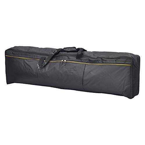 88-Key Electronic Keyboard Bag; Waterproof Upscale Oxford Cloth Piano Case Gig Bag Electronic Keyboard Case Musical Instrument Accessory;Birthday Christmas Gift For Music Amateurs&Professionals;Black