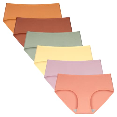 INNERSY Womens Underwear Cotton Hipster Panties Regular & Plus Size 6-Pack product thumbnail 17