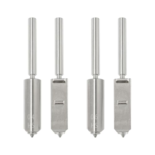 0.4mm 0.6mm Integrated Quick-Swap Nozzle Set for Anycubic Kobra S1 Max Combo, Hotend Print Head with Throat Tube Heating Block, Multi-Pack High Flow High Speed 3D Printer Replacement Parts