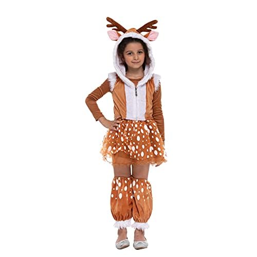 Disfraz de ciervo para niñas Halloween talla pequeña miniatura 6