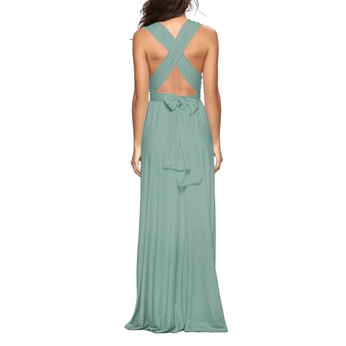 Women's Convertible Multiway Dress Convertible, Wrap Muliti Styles Infinity Dress Greece Style Bridesmaid Gown4