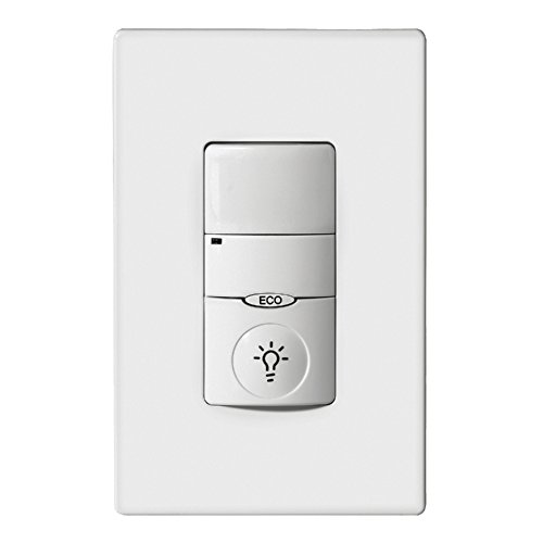 Cooper Controls ONW-P-1001-MV-W NeoSwitch PIR Single Level 120/277V Wall Switch Sensor, White