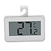1pc Réfrigérateur Thermomètre Numérique Étanche Sans Fil Réfrigérateur Congélateur Moniteur Température De -20 À 60 Degrés, Max/Min Fonction D'enregistrement Avec Affichage Grande Lcd