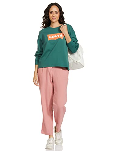 Image of Levi's Women's Cotton Regular Fit Styled Crew Neck Sweatshirt