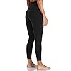 Colorfulkoala-Womens-High-Waisted-Leggings-78-Length-Yoga-Pants Colorfulkoala Women's High Waisted Tummy Control Workout Leggings 7/8 Length Ultra Soft Yoga Pants 25" (M, Black)