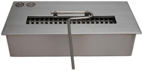 Deka Interieurbouw Firebox Burner Stainless Steel for Fireplace or Table - adjustable Flame 1,5 liters / 30,5 cm