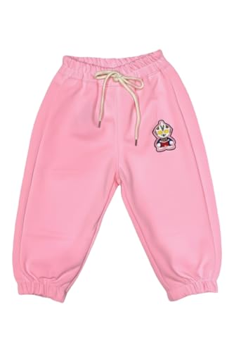 Image of A.T.U.N. (ALL THINGS UBER NICE) Boys Premium Cotton Jogger Pants with Elastic Waist & Adjustable Drawstring | Soft Touch Applique Detail Comfortable Bottom Wear for Kids