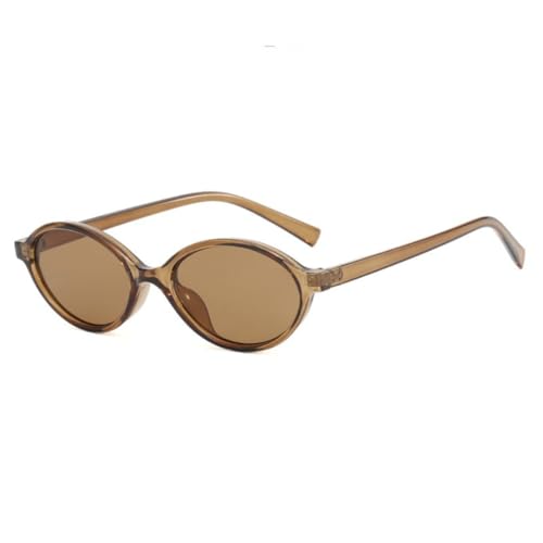 Lunettes de soleil ovales look vintage tendance à monture œil de chat