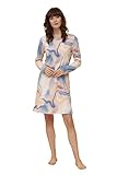 Rösch Nachthemd im grafischen Druck Pastellfarben A-Linie Baumwolle/Elasthan 1222150 M 16341