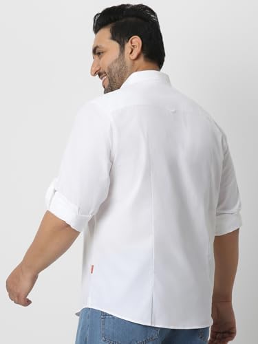 Image of Urbano Plus Men's Cotton Full Sleeve Regular Fit Casual Solid Shirt