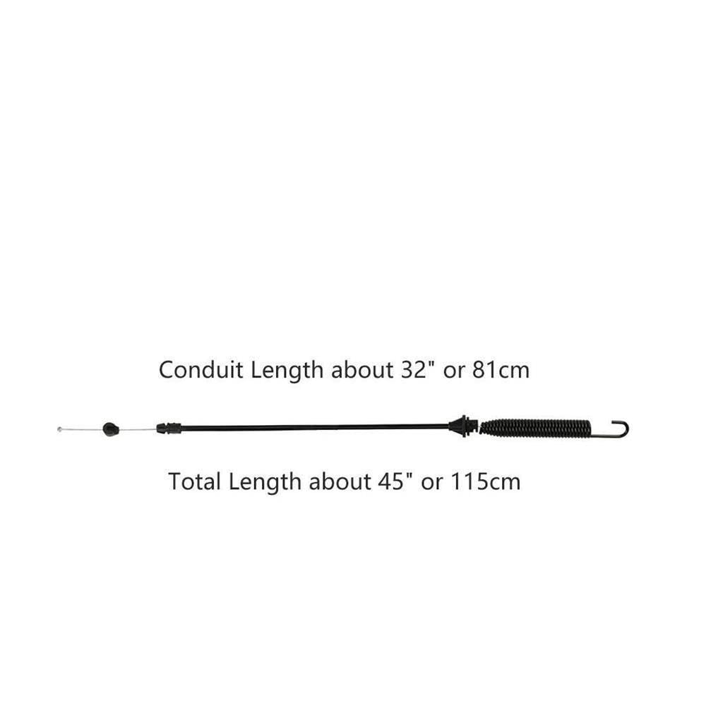 Cable de embrague de cubierta apto for cortacésped LT1000 de 42 pulgadas