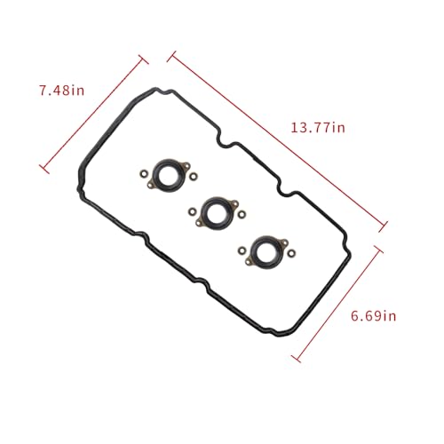 Image of 15302-5G0-A00 Oil Filter Adapter Gasket & 0362072 120305G0000 120505G0000 Valve Cover Gasket Sets Fits 2013-2024【Acura】MDX /RDX /RLX /TLX【Honda】Accord /Crosstour /Odyssey /Passport /Pilot /Ridgeline 3.5L 3.0L