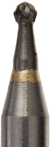 Image of Drill America SD-11 Carbide Burr /Rotary File Ball-End Double Cut for Die Grinder 1 /8 inch Dia. x 3 /32 inch Cut Length with 1 /4 inch Shank and 2 inch Overall Length, DUL Series
