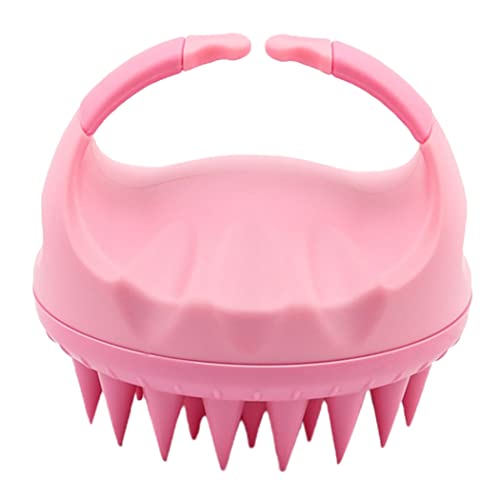 YOFAPA Cepillo de champú para el cabello de silicona, para adultos profesionales, masaje ergonómico, portátil, cerdas suaves, cepillo para el cuidado del cuero cabelludo Cover