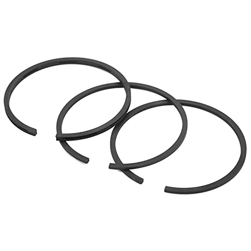 FTVOGUE Kit de Pistón de 80 Mm para 0,48/0,67 Motor de Pistón 80, Anillos Duraderos de 3 Piezas para Accesorios de Compresor de Aire