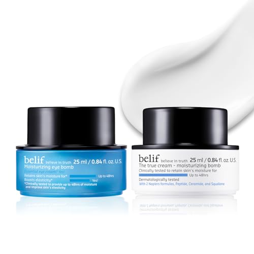 belif Peptide Eye Bomb & Moisturizing Bomb Duo – Firming Anti-Agi...
