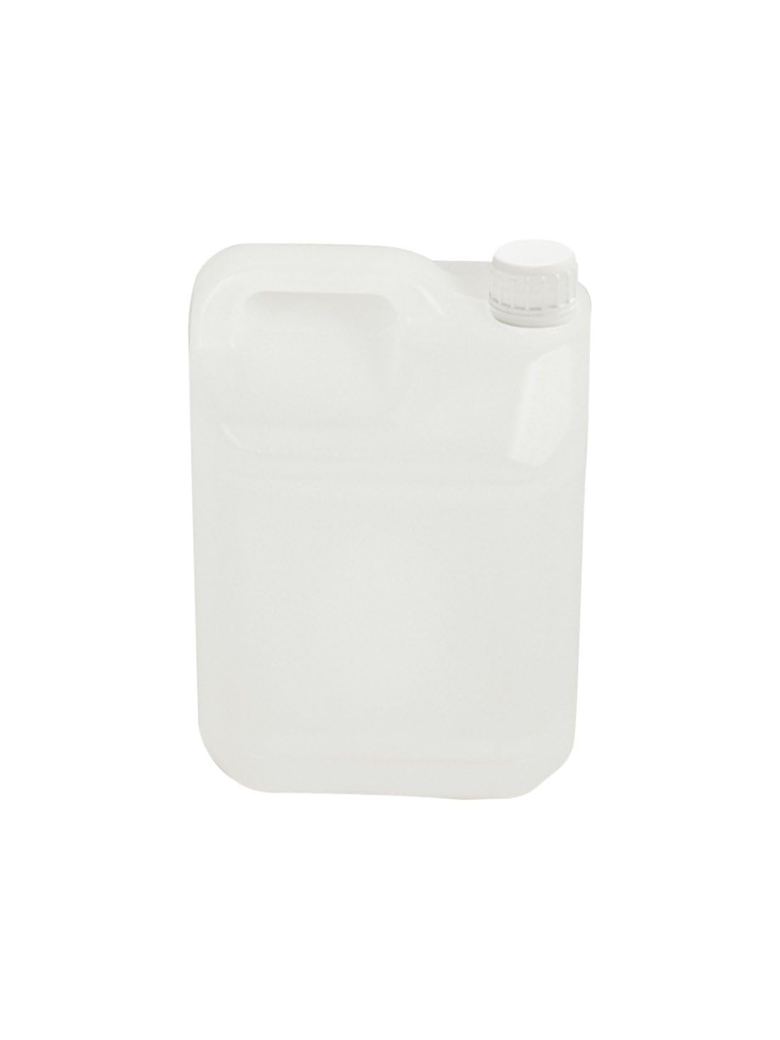 Jardin202 - Bidón Plástico Alimentario con Asa - Garrafa Blanca Multiusos | Pack 8 uds (5 Litros)