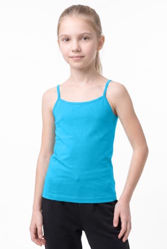 Image of Kurve Girl's Sleeveless Tank Top - Stretch Undershirts Cami Camisole, UV Protective Fabric, Rated UPF 50+ (Made in USA)