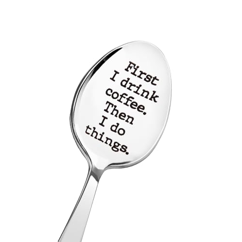 Regalo di compleanno per migliore amico, regalo di Natale per fidanzato, fidanzata, cucchiaino da caffè, regalo per papà, mamma, divertente bavaglio per marito, moglie, regali di Natale per nonna,