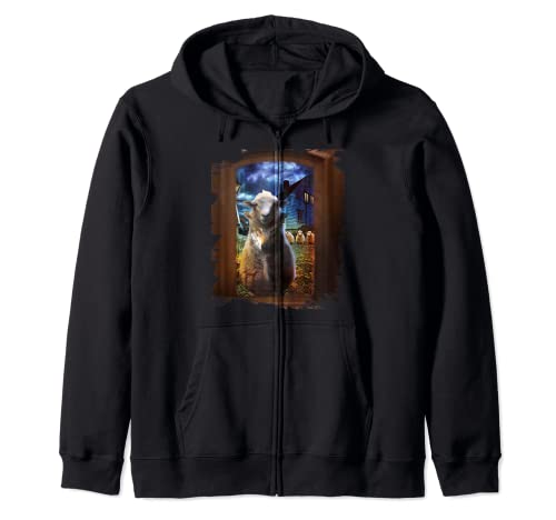 Loup dans les vêtements Loups vendeur de moutons dans le Sweat à Capuche