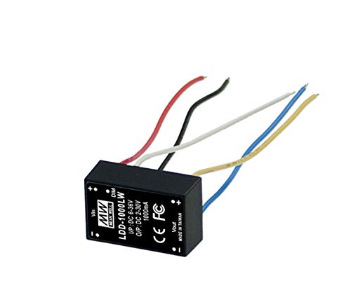 LDD-300LW | Mean Well LDD-LW Step-Down 300mA CC Wired DC LED Driver