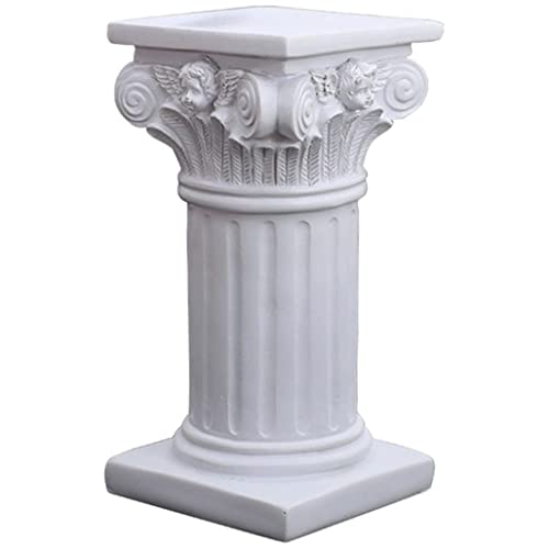 Jardinage décoratif colonnes grecques résine piliers romains décor de colonne 3,7x3,5x6,9 pouces statues grecques décor de colonne blanche stand de piédestal pour table de mariage décoration pour la
