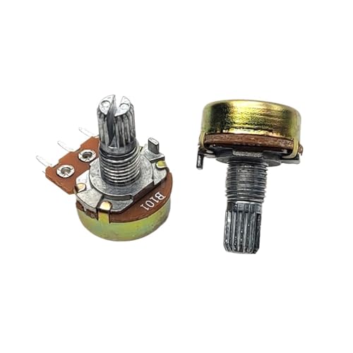 Potentiomètre WH148 B100R 100 Ohm avec arbre de 15mm pour circuit électronique