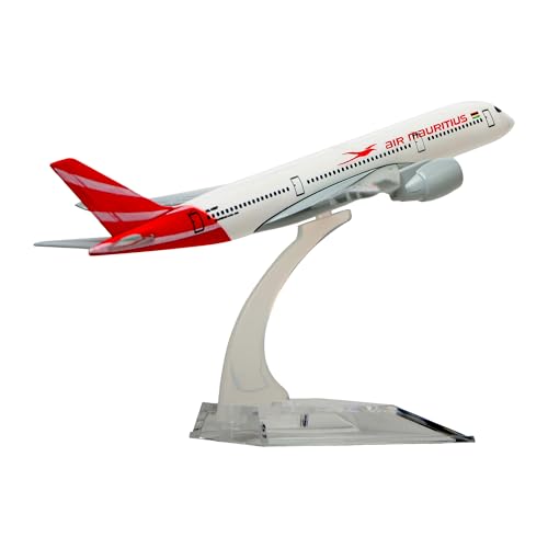 Image of Toys Uncle Diecast Aeroplane Scale Model, (A350 Air Mauritius), Multicolor